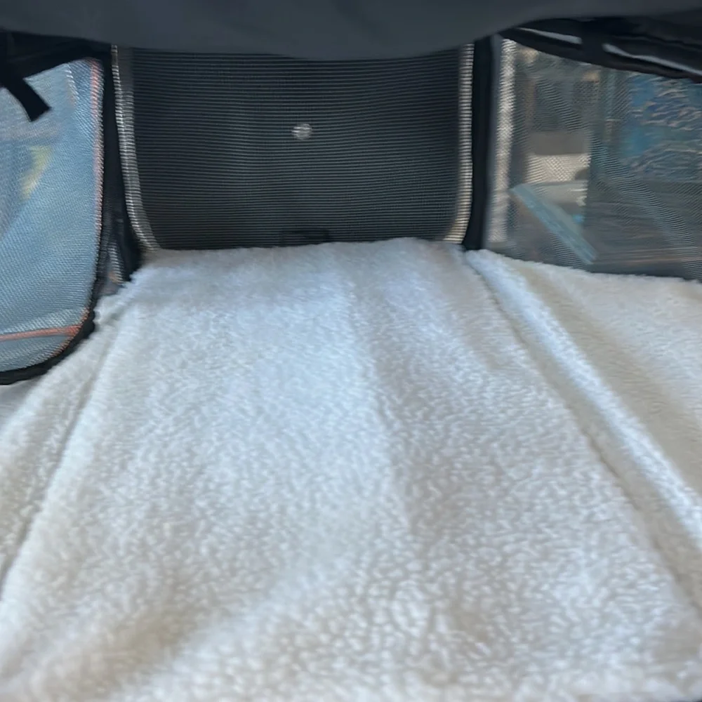 Brown Pet Carrier with Wheels